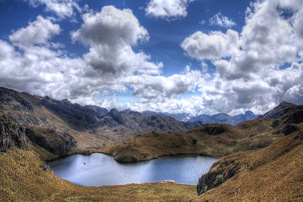 El Cajas Ecuador lakes