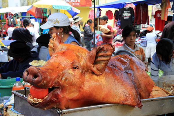 Food in Otavalo