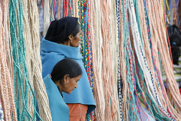 Handcrafts in Otavalo