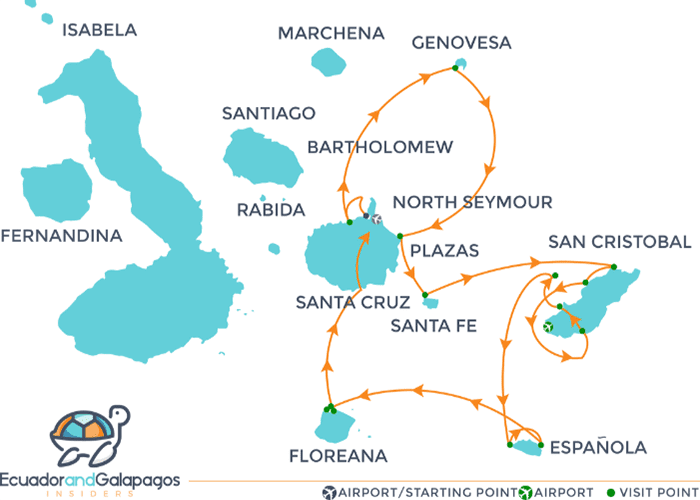 Itinerary A - Southern and Northern Islands